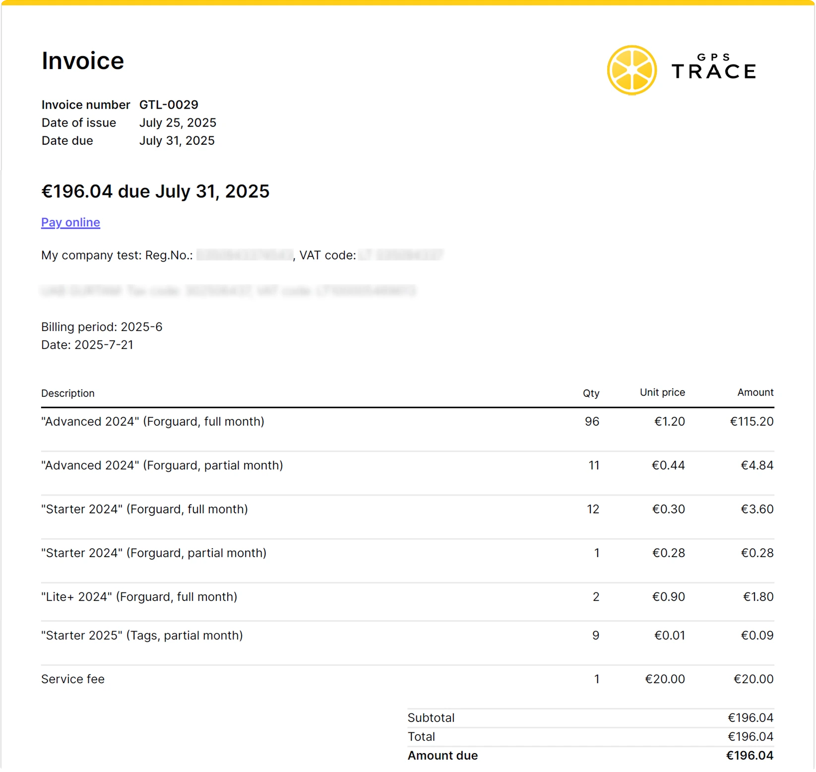 Invoice