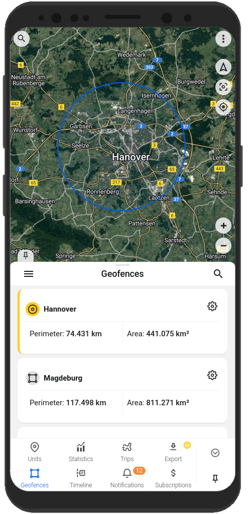 Tworzenie geostref